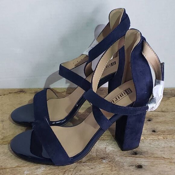 IDIFU Platform Chunky High Heels Dress Sandals Open Toe Ankle Strap Strappy Wedd - Picture 2 of 9